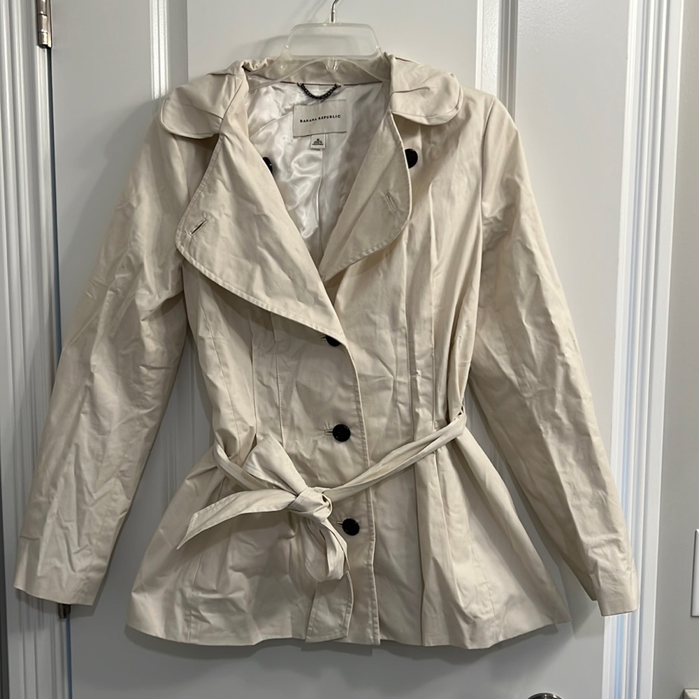 Banana Republic White Jacket M